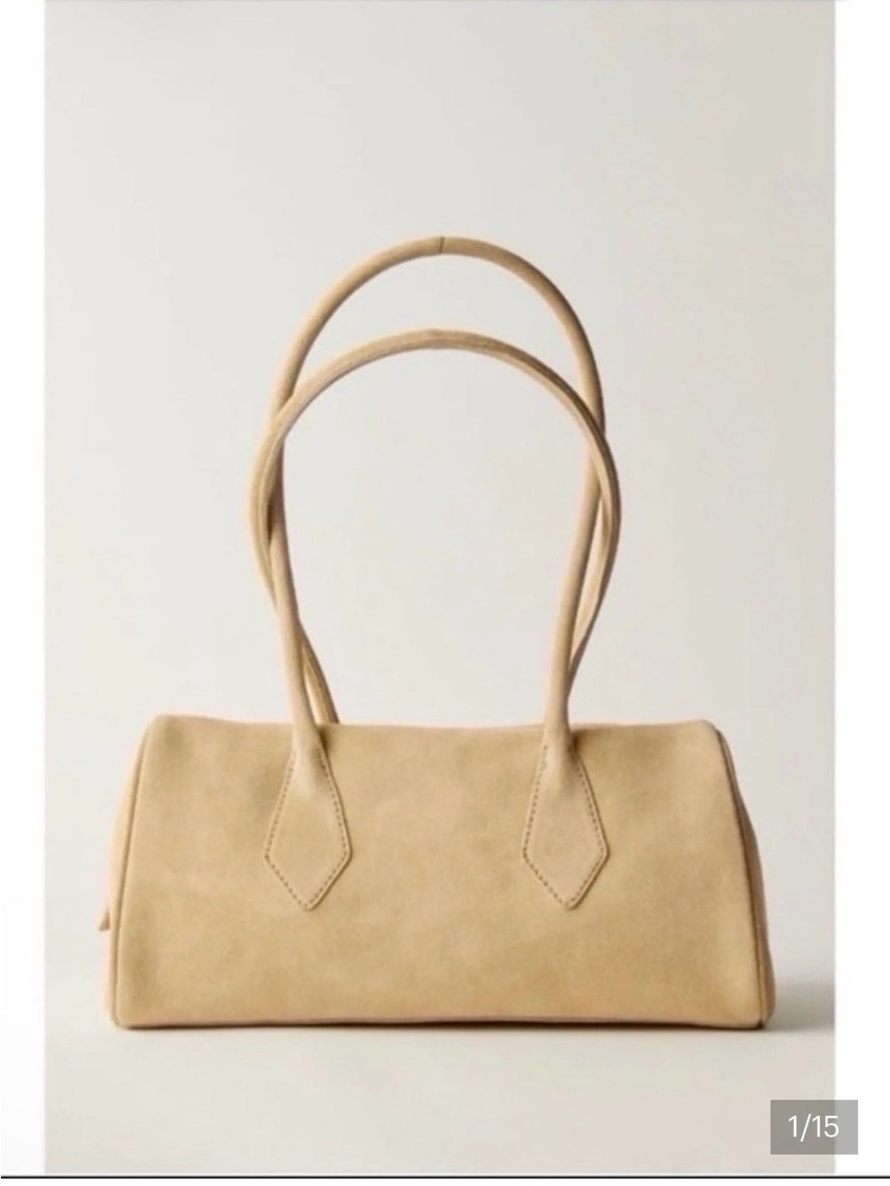 Free People Sandstone Suede Shoulder Bag